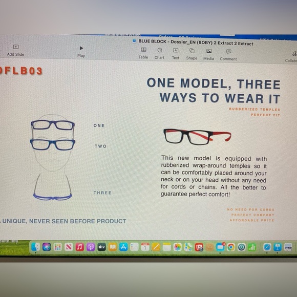 UNISEX blue blocking readers 2.00 - Picture 5 of 6